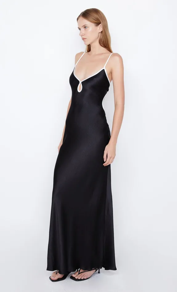 Bec Bridge Wedding Guest Women CEDAR CITY MAXI DRESS 8211 BLACKIVORY