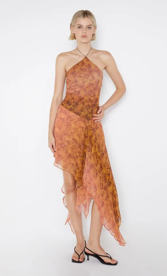 Bec Bridge Wedding Guest Women FLEUR DE LIS HALTER DRESS 8211 FLEUR