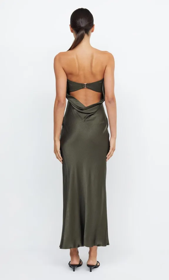 Bec Bridge Wedding Guest Women MOON DANCE STRAPLESS DRESS 8211 DARK WILLOW