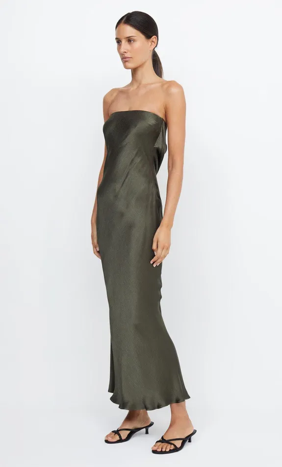 Bec Bridge Wedding Guest Women MOON DANCE STRAPLESS DRESS 8211 DARK WILLOW