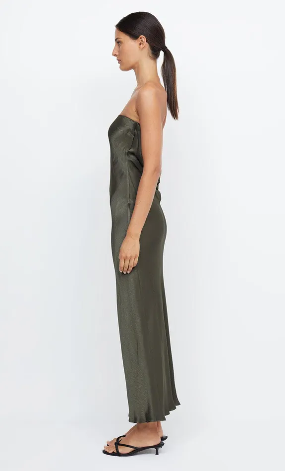 Bec Bridge Wedding Guest Women MOON DANCE STRAPLESS DRESS 8211 DARK WILLOW