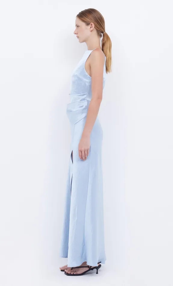 Bec Bridge Wedding Guest Women THE DREAMER MAXI DRESS 8211 DUSTY BLUE