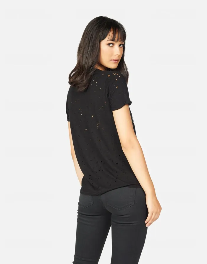 Bess Tiger Def Leppard Black Women039s Lauren Moshi Short Sleeve