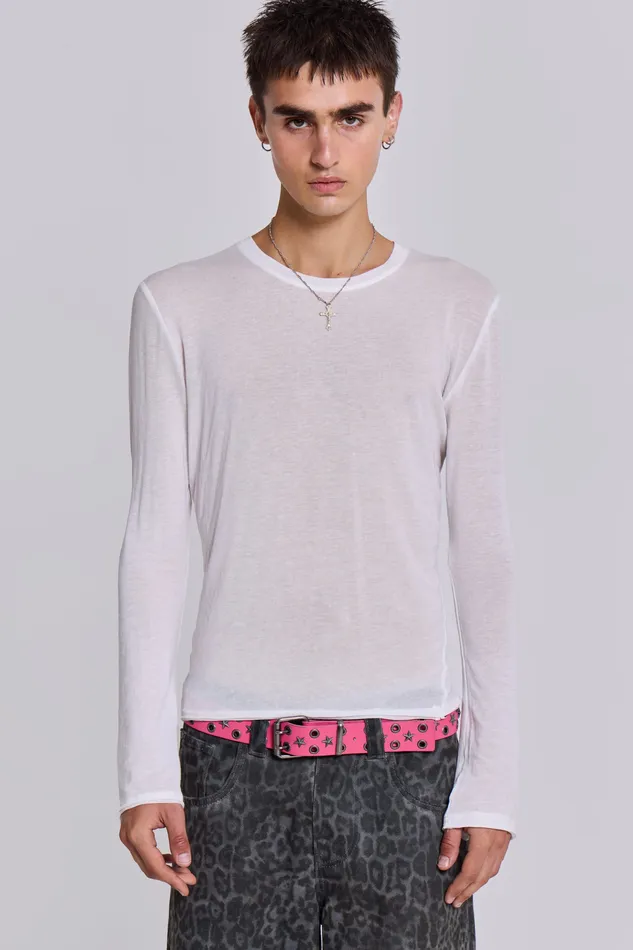 Bestsellers Shop White Mist Long Sleeve Jaded London Men