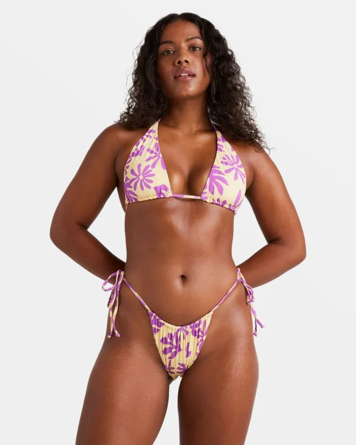 Billabong Bikinis Deep Sea Daisy SideTie Skimpy Bikini Bottoms Multi 8211 Women Billabong Bikinis Deep Sea Daisy SideTie Skimpy Bikini Bottoms Multi 8211 Women