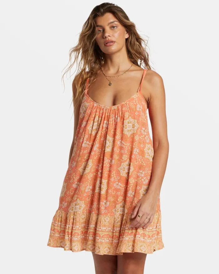 Billabong Dresses Beach Vibes Swim Cover Up Sweet Papaya 8211 Women