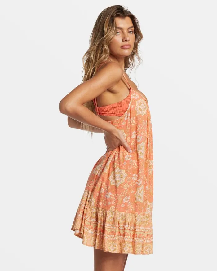 Billabong Dresses Beach Vibes Swim Cover Up Sweet Papaya 8211 Women Billabong Dresses Beach Vibes Swim Cover Up Sweet Papaya 8211 Women