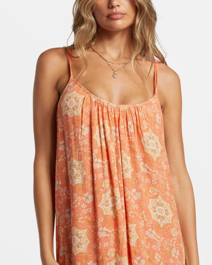 Billabong Dresses Beach Vibes Swim Cover Up Sweet Papaya 8211 Women Billabong Dresses Beach Vibes Swim Cover Up Sweet Papaya 8211 Women
