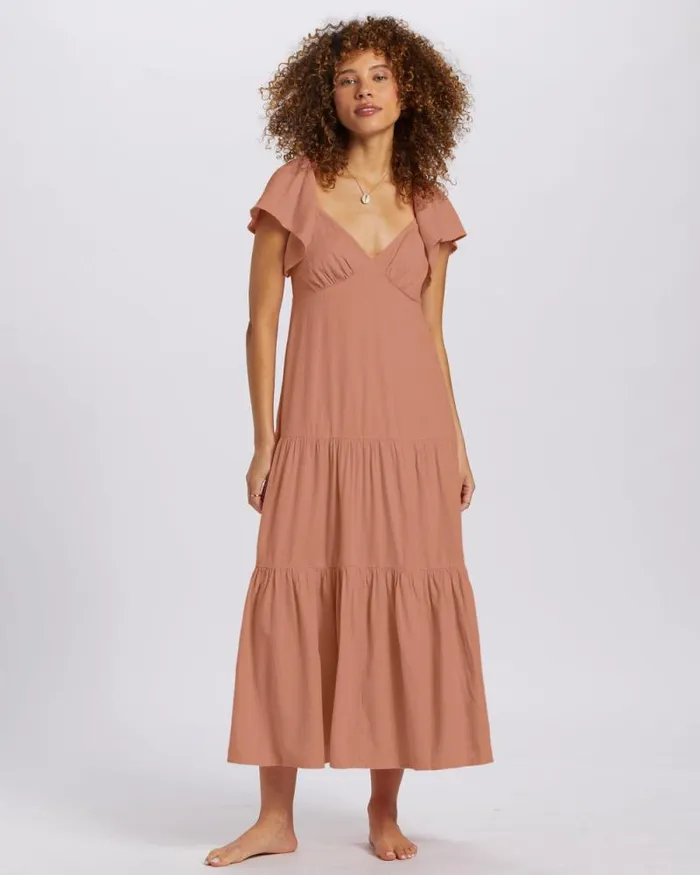 Billabong Dresses Last Light Dress Sandstorm 8211 Women