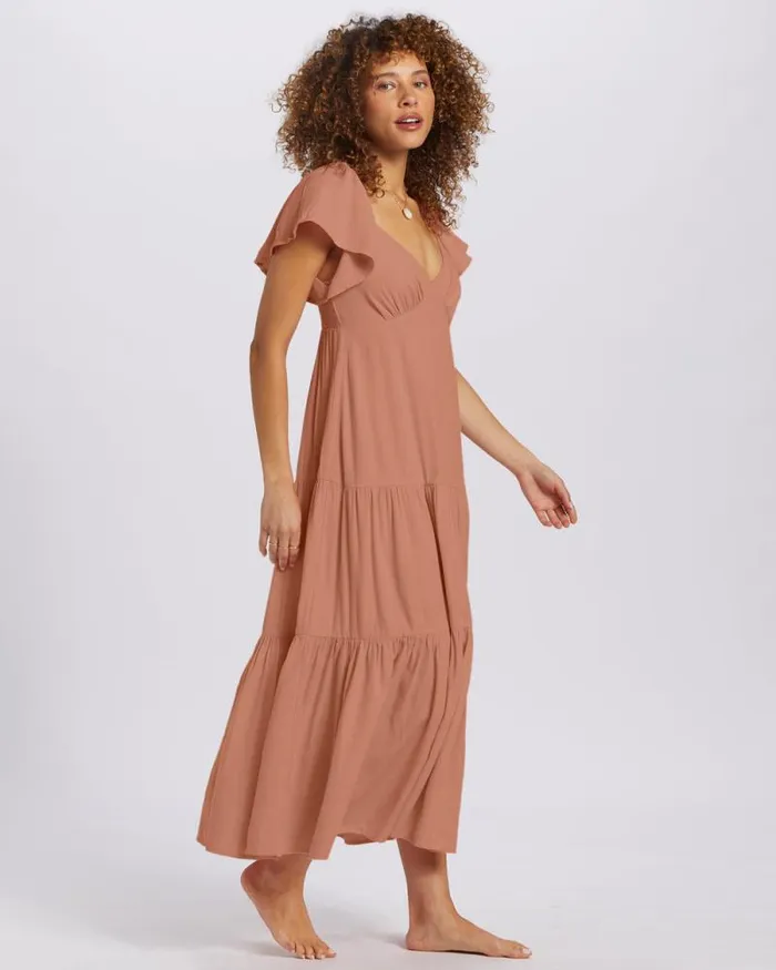 Billabong Dresses Last Light Dress Sandstorm 8211 Women