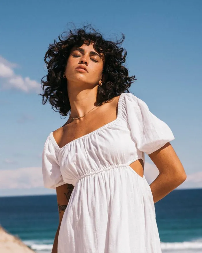 Billabong Dresses On The Coast Dress Salt Crystal 8211 Women Billabong Dresses On The Coast Dress Salt Crystal 8211 Women