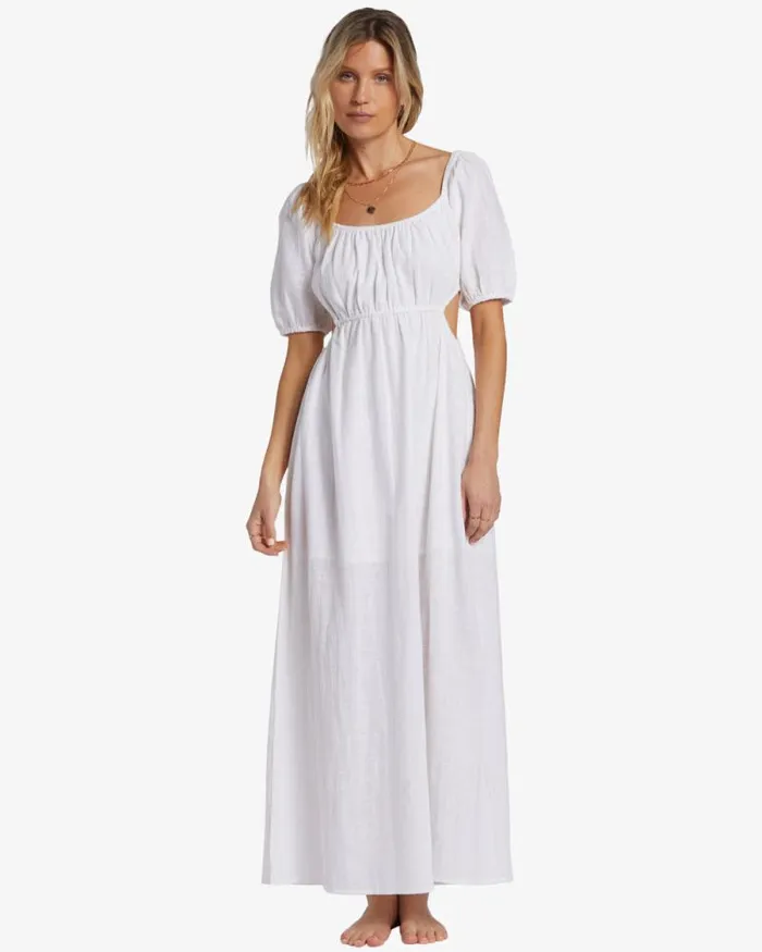 Billabong Dresses On The Coast Dress Salt Crystal 8211 Women Billabong Dresses On The Coast Dress Salt Crystal 8211 Women