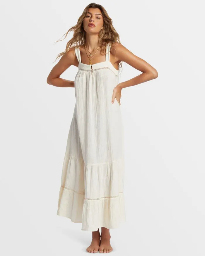 Billabong Dresses Summers End Maxi Dress White Cap 8211 Women Billabong Dresses Summers End Maxi Dress White Cap 8211 Women