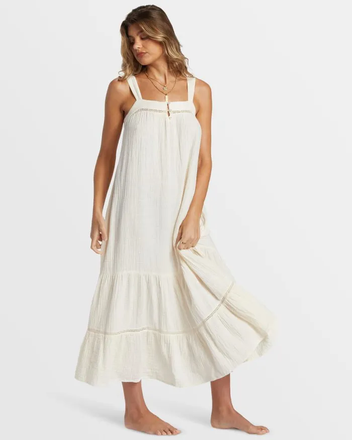 Billabong Dresses Summers End Maxi Dress White Cap 8211 Women Billabong Dresses Summers End Maxi Dress White Cap 8211 Women