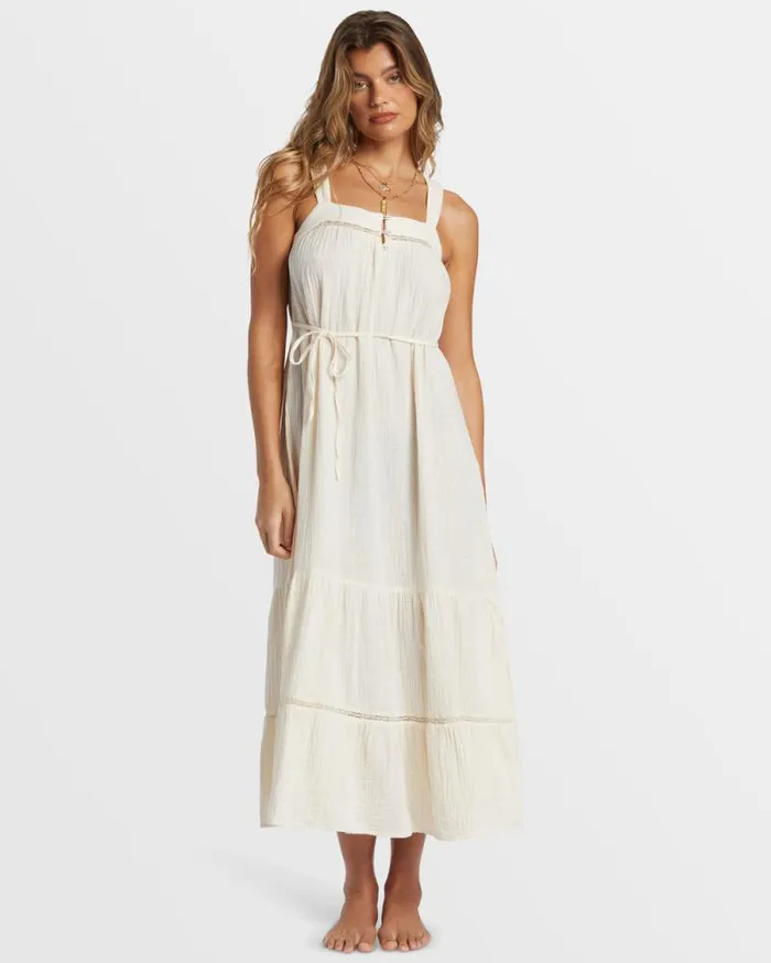 Billabong Dresses Summers End Maxi Dress White Cap 8211 Women Billabong Dresses Summers End Maxi Dress White Cap 8211 Women