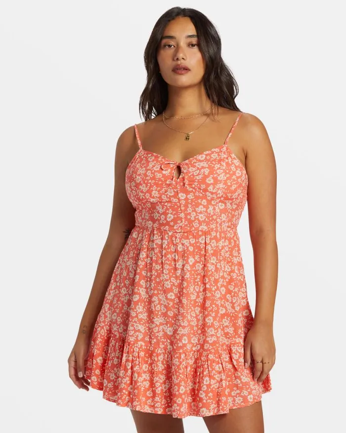 Billabong Dresses Texas Mini Dress Papaya 8211 Women Billabong Dresses Texas Mini Dress Papaya 8211 Women