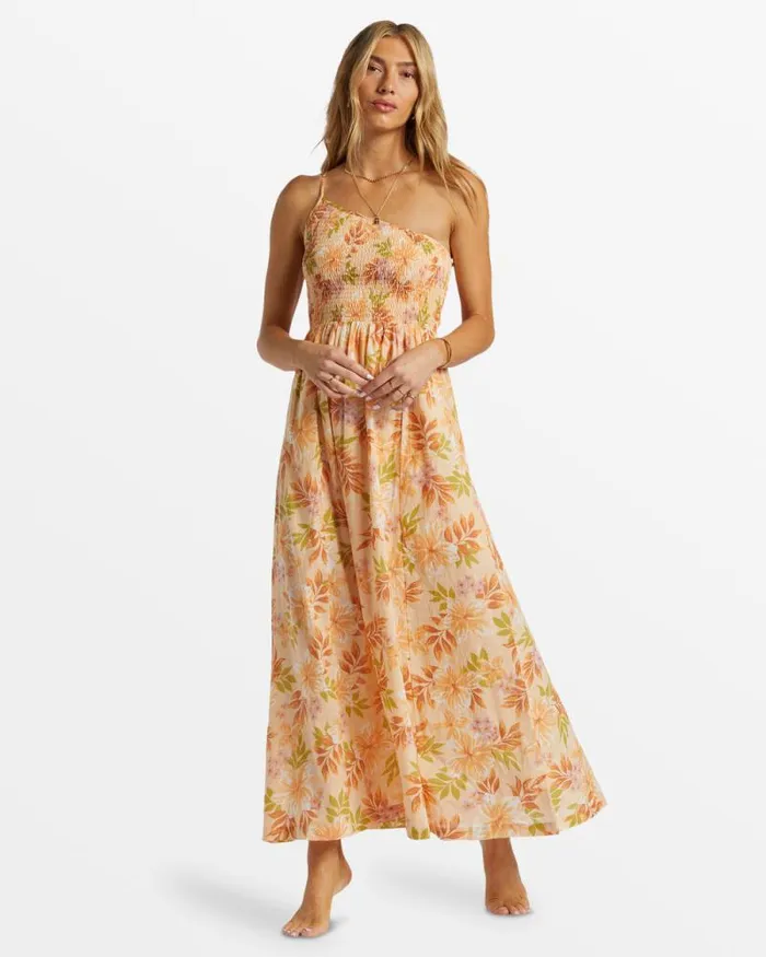 Billabong Dresses Warmer Days One Shoulder Maxi Dress Peach Whip 8211 Women Billabong Dresses Warmer Days One Shoulder Maxi Dress Peach Whip 8211 Women