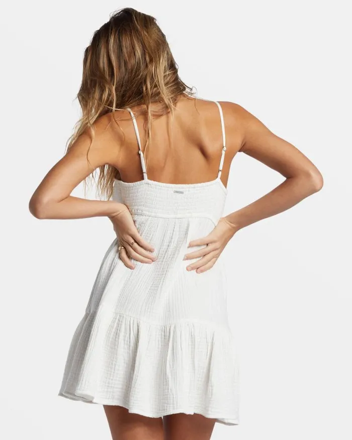 Billabong Dresses Wave After Wave Mini Dress Salt Crystal 8211 Women Billabong Dresses Wave After Wave Mini Dress Salt Crystal 8211 Women