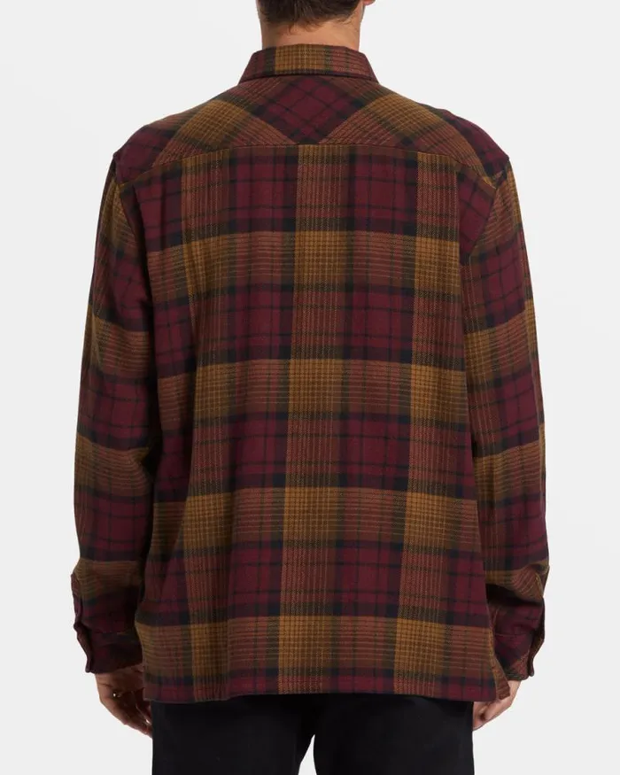 Billabong Flannels Offshore Long Sleeve Flannel Shirt Port 8211 Men Billabong Flannels Offshore Long Sleeve Flannel Shirt Port 8211 Men