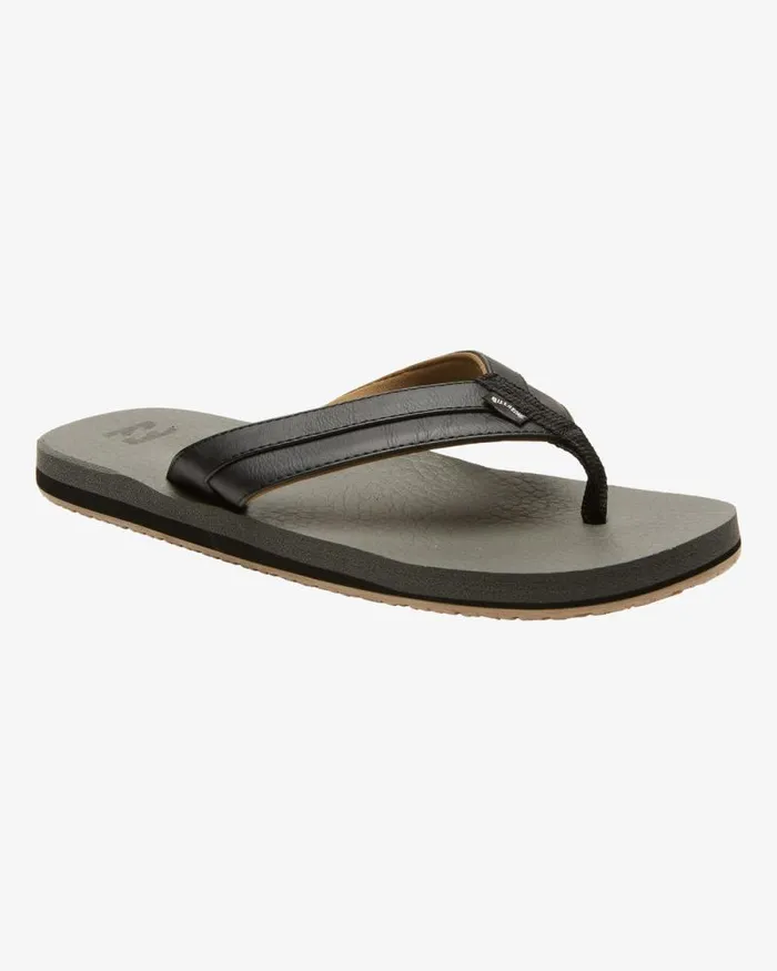 Billabong Flip Flops All Day Impact Cush Sandals Charcoal 8211 Men