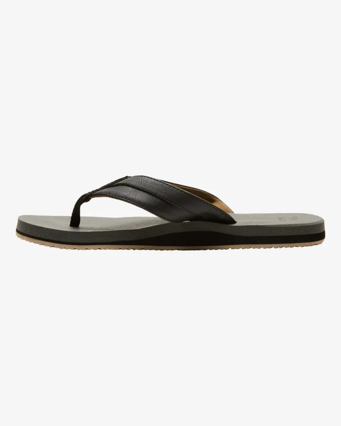 Billabong Flip Flops All Day Impact Cush Sandals Charcoal 8211 Men