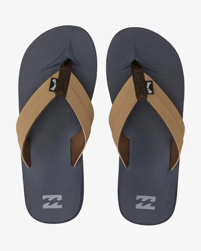 Billabong Flip Flops All Day Impact SlipOn Sandals Navy 8211 Men