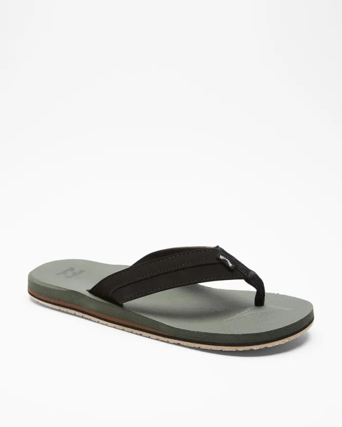 Billabong Flip Flops All Day Impact SlipOn Sandals Olive 8211 Men Billabong Flip Flops All Day Impact SlipOn Sandals Olive 8211 Men