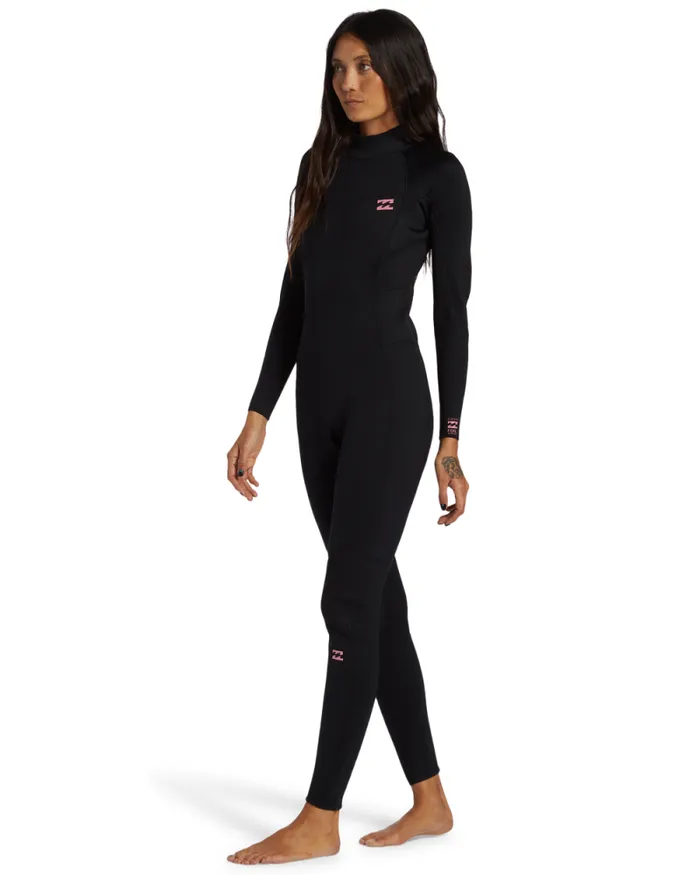 Billabong Fullsuits 32mm Foil Back Zip Wetsuit Black 8211 Women