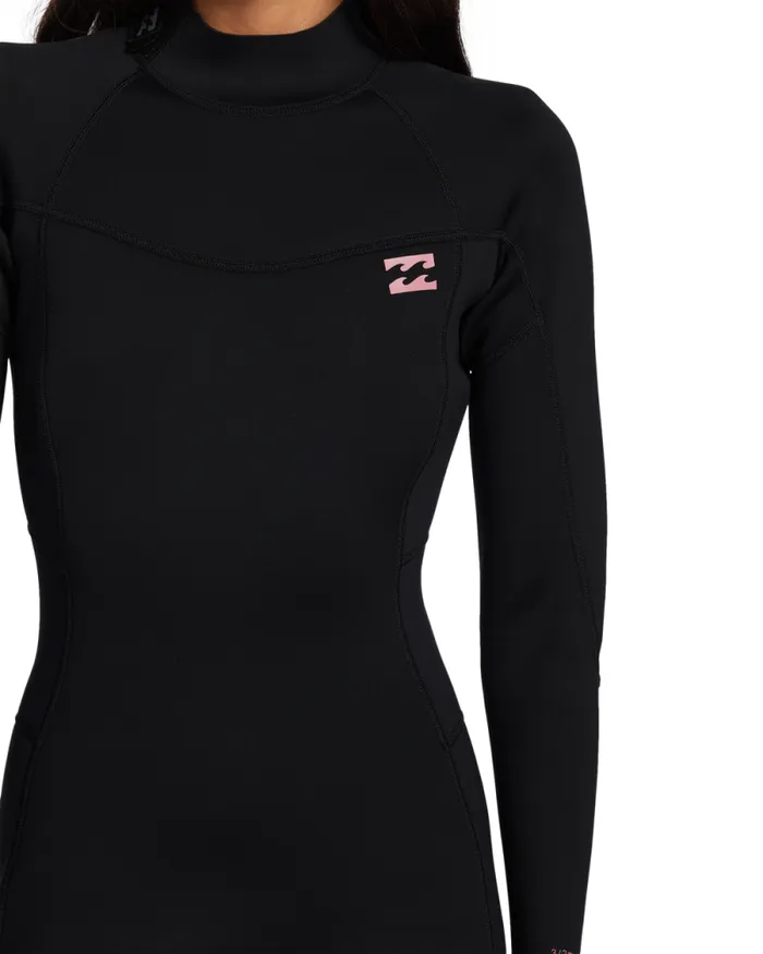 Billabong Fullsuits 32mm Foil Back Zip Wetsuit Black 8211 Women