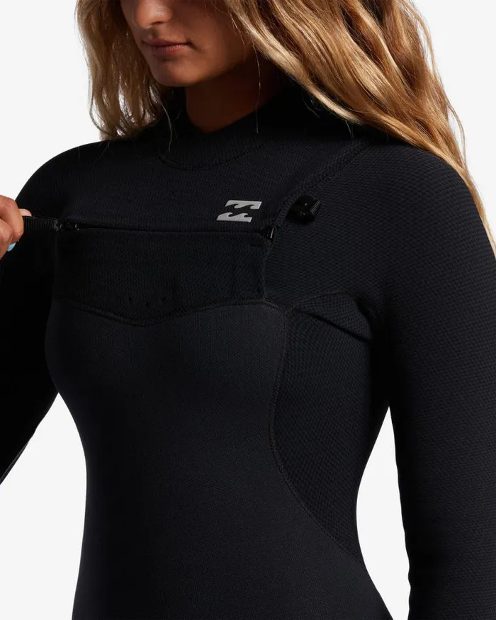 Billabong Fullsuits 43 Furnace Comp Chest Zip Wetsuit Midnight Trails 8211 Women