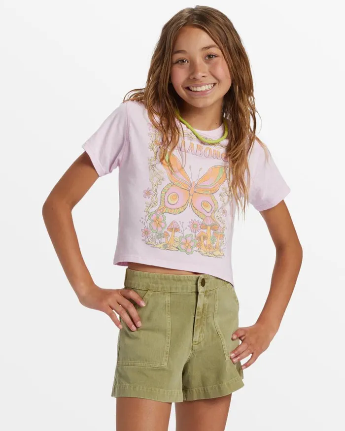 Billabong Girls039 Bottoms Girls Tomboy Cargo Shorts Avocado 8211 Women