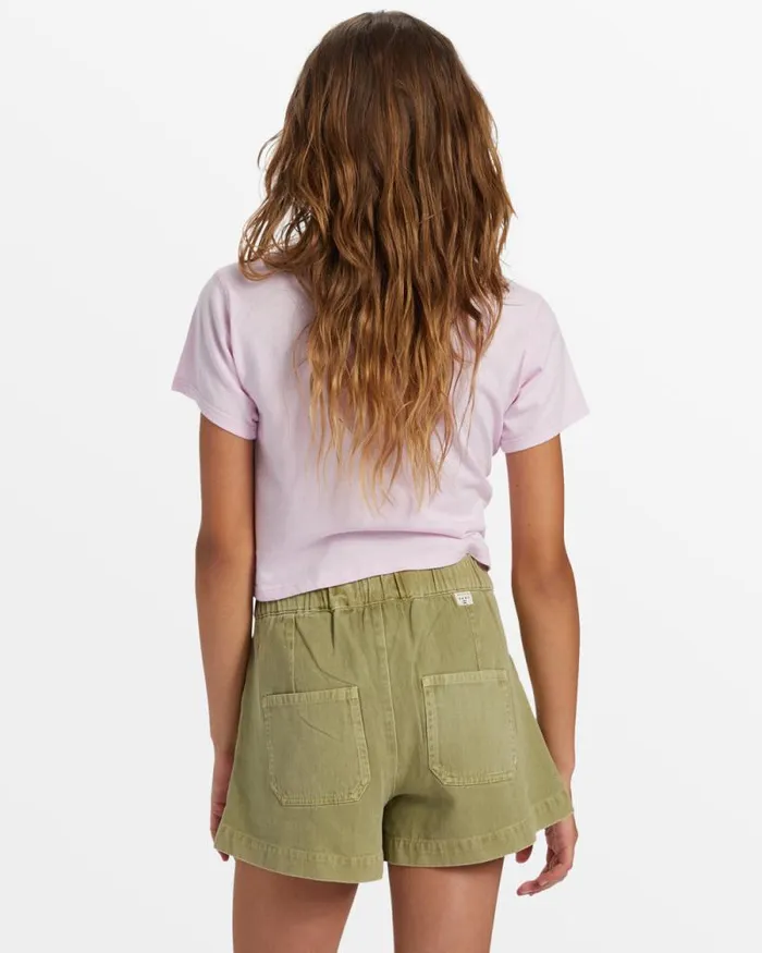 Billabong Girls039 Bottoms Girls Tomboy Cargo Shorts Avocado 8211 Women