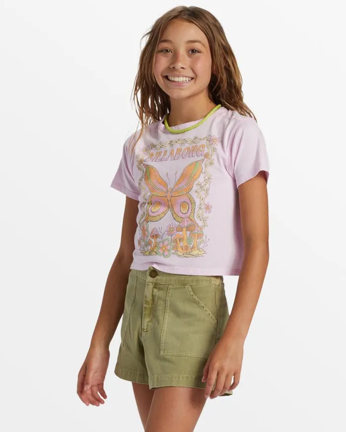 Billabong Girls039 Bottoms Girls Tomboy Cargo Shorts Avocado 8211 Women