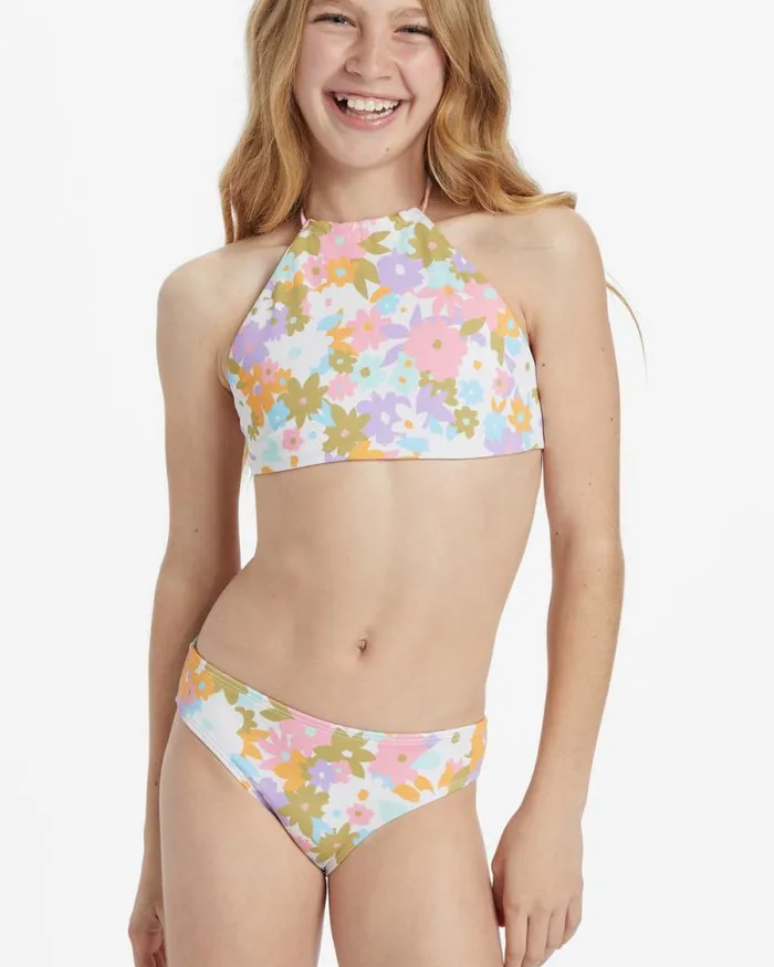 Billabong Girls039 Swim Girls Kissed By The Sun Rev High Nec Bikini Set Multi 8211 Women Billabong Girls039 Swim Girls Kissed By The Sun Rev High Nec Bikini Set Multi 8211 Women