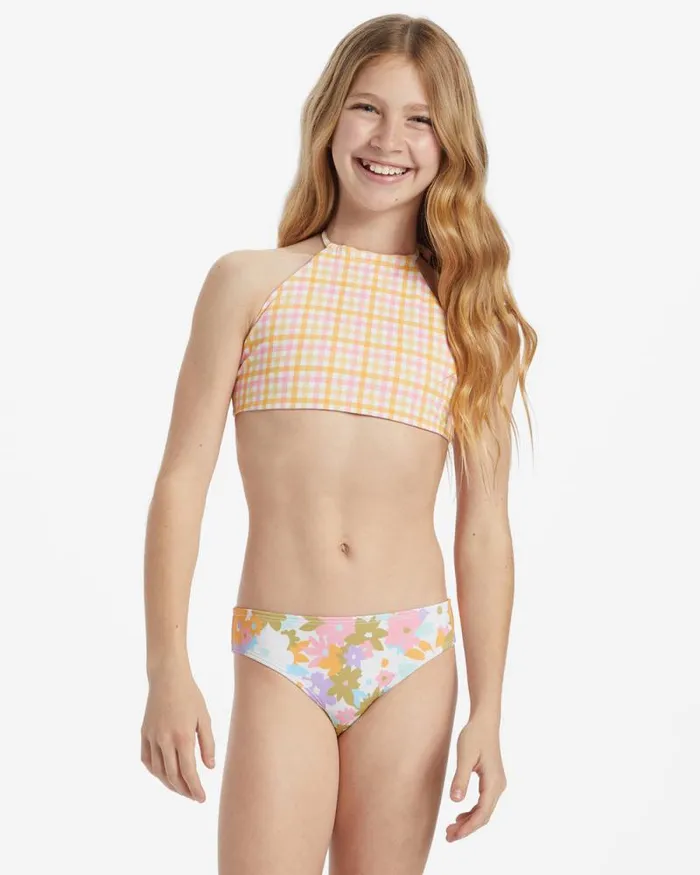 Billabong Girls039 Swim Girls Kissed By The Sun Rev High Nec Bikini Set Multi 8211 Women Billabong Girls039 Swim Girls Kissed By The Sun Rev High Nec Bikini Set Multi 8211 Women