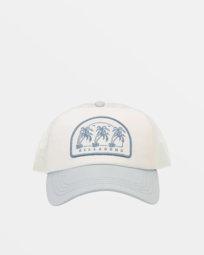 Billabong Hats and Beanies Aloha Forever Trucker Hat Dusk Blue 8211 Women Billabong Hats and Beanies Aloha Forever Trucker Hat Dusk Blue 8211 Women