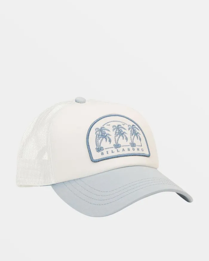 Billabong Hats and Beanies Aloha Forever Trucker Hat Dusk Blue 8211 Women Billabong Hats and Beanies Aloha Forever Trucker Hat Dusk Blue 8211 Women