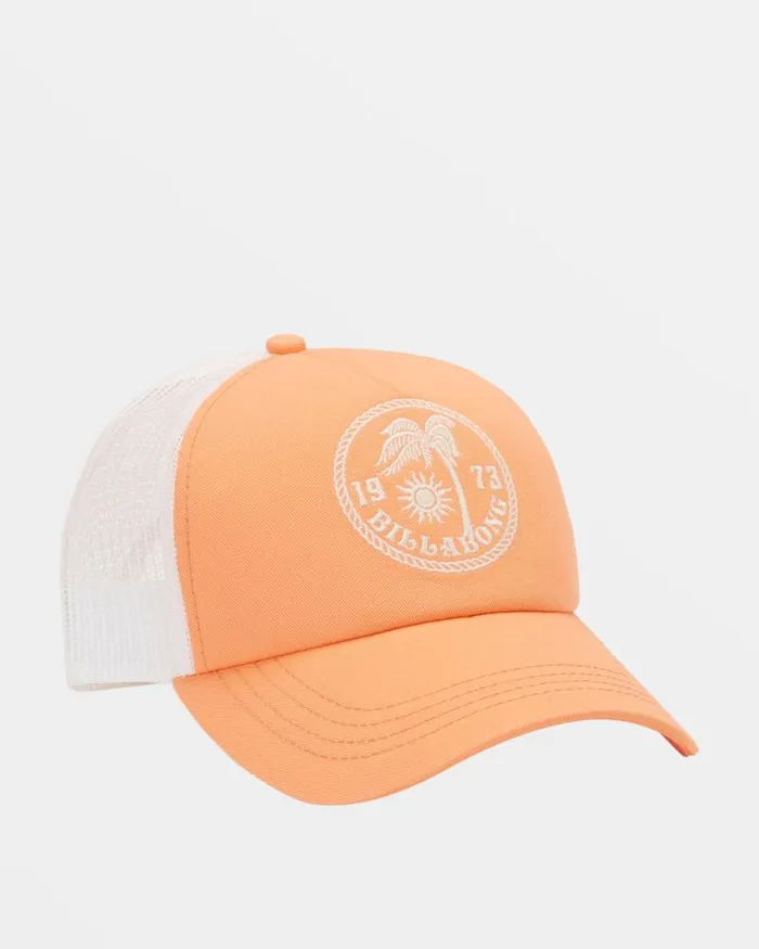 Billabong Hats and Beanies Aloha Forever Trucker Hat Peach Paradise 8211 Women Billabong Hats and Beanies Aloha Forever Trucker Hat Peach Paradise 8211 Women