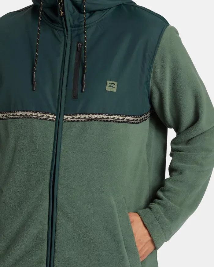 Billabong Hoodies and Fleece Boundary Lite Zip Hoodie Forest Green 8211 Men Billabong Hoodies and Fleece Boundary Lite Zip Hoodie Forest Green 8211 Men