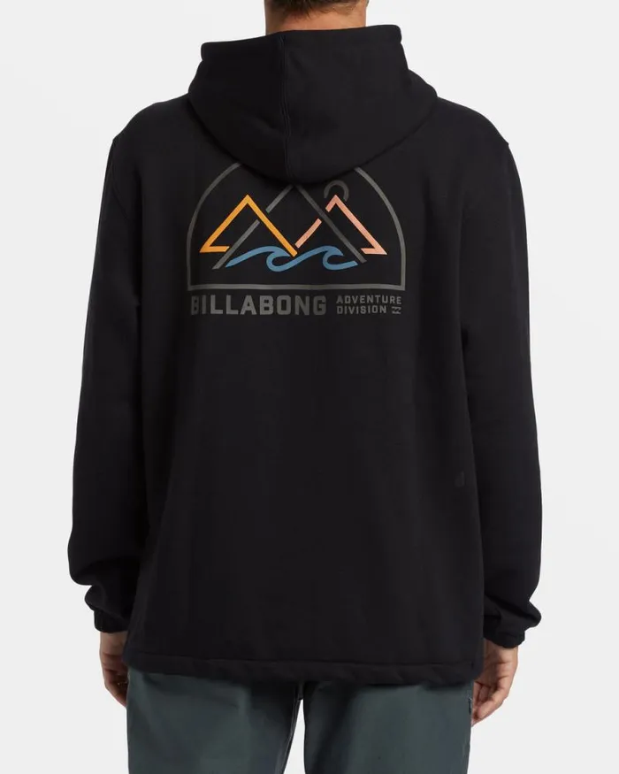Billabong Hoodies and Fleece Compass Hoodie Black 8211 Men