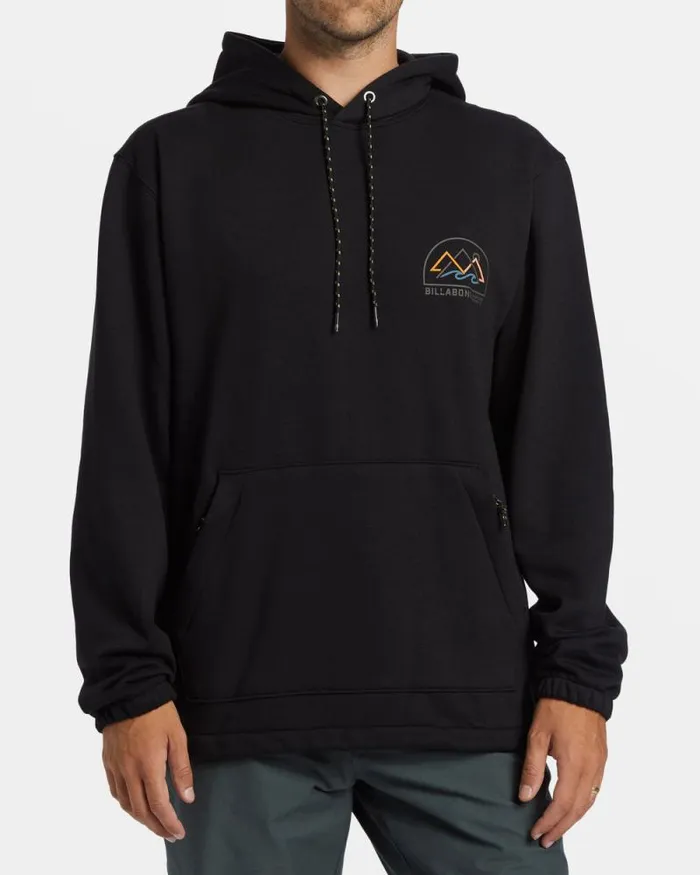 Billabong Hoodies and Fleece Compass Hoodie Black 8211 Men Billabong Hoodies and Fleece Compass Hoodie Black 8211 Men