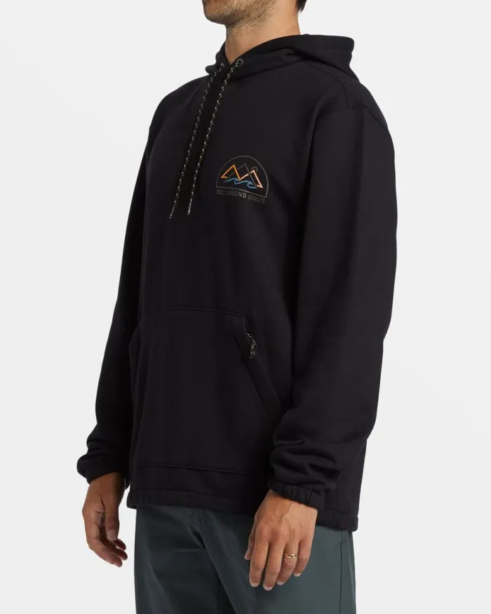 Billabong Hoodies and Fleece Compass Hoodie Black 8211 Men Billabong Hoodies and Fleece Compass Hoodie Black 8211 Men