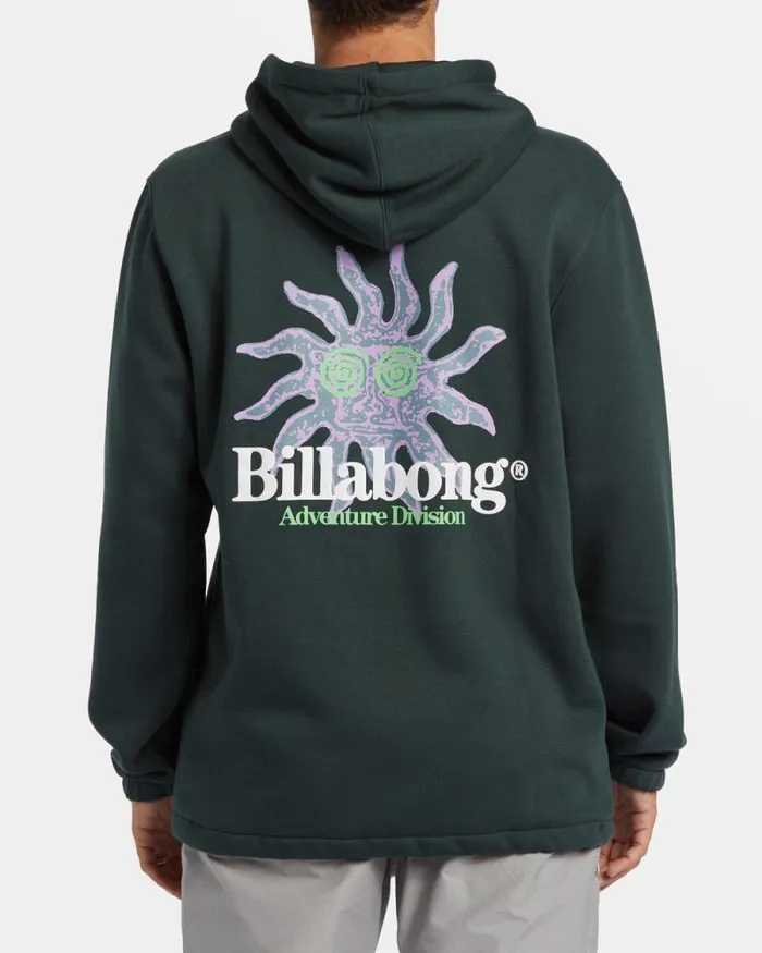 Billabong Hoodies and Fleece Compass Hoodie Forest Green 8211 Men