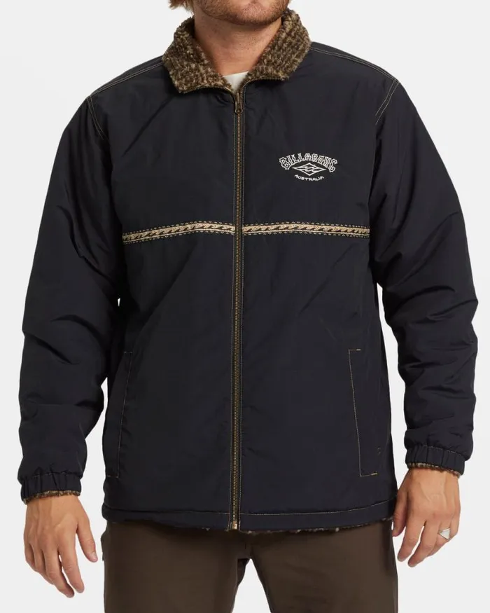 Billabong Hoodies and Fleece Gnaraloo Reversible Jacket Stealth 8211 Men