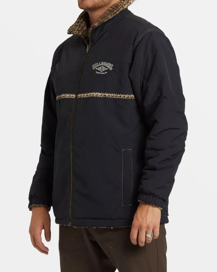 Billabong Hoodies and Fleece Gnaraloo Reversible Jacket Stealth 8211 Men