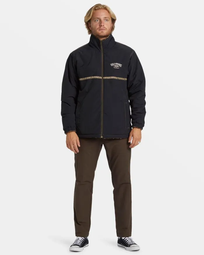 Billabong Hoodies and Fleece Gnaraloo Reversible Jacket Stealth 8211 Men