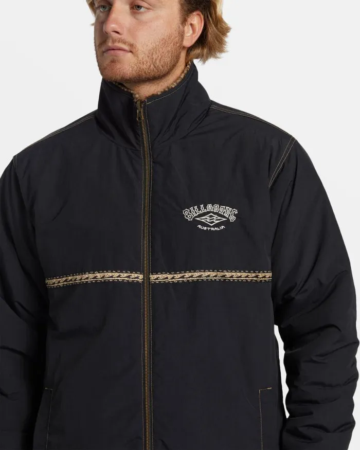 Billabong Hoodies and Fleece Gnaraloo Reversible Jacket Stealth 8211 Men