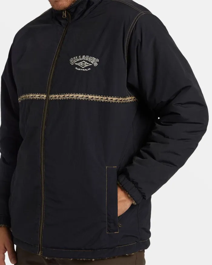 Billabong Hoodies and Fleece Gnaraloo Reversible Jacket Stealth 8211 Men