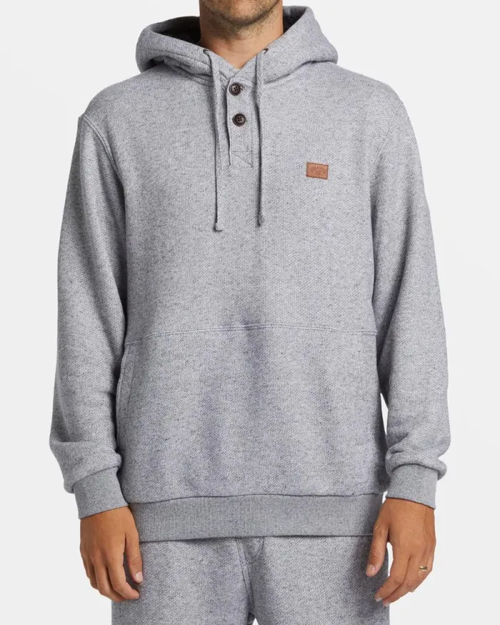 Billabong Hoodies and Fleece Hudson Hoodie Grey Heather 8211 Men