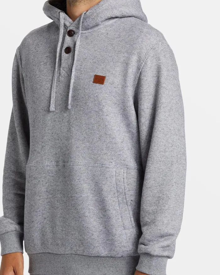 Billabong Hoodies and Fleece Hudson Hoodie Grey Heather 8211 Men